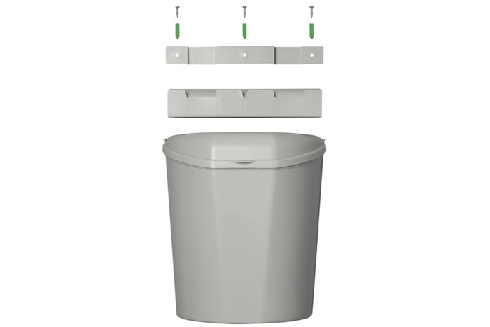 ProPlus 370402 prügikast kaanega haagissuvilatele, matkaautodele, 6L