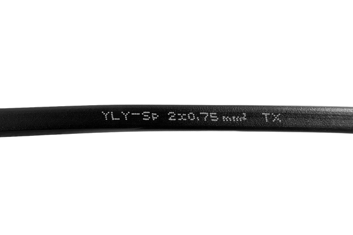 TEXSIM YLY-Sp 2x0.75 kahesooneline lame elektrikaabel - 1m
