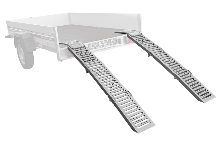 UNITRAILER ALR005 kokkupandavad haagissuvilate kaldteed terasest pealesõiduteed 200 cm 500 kg 2 tk komplekt