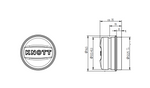 KNOTT 52,2 mm rummulaagri kattekork haagisele