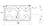 HORPOL LWD2153 LED 900lm autosalongilamp lülitiga