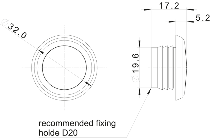 FRISTOM FT-074Z LED universaalne markerlamp