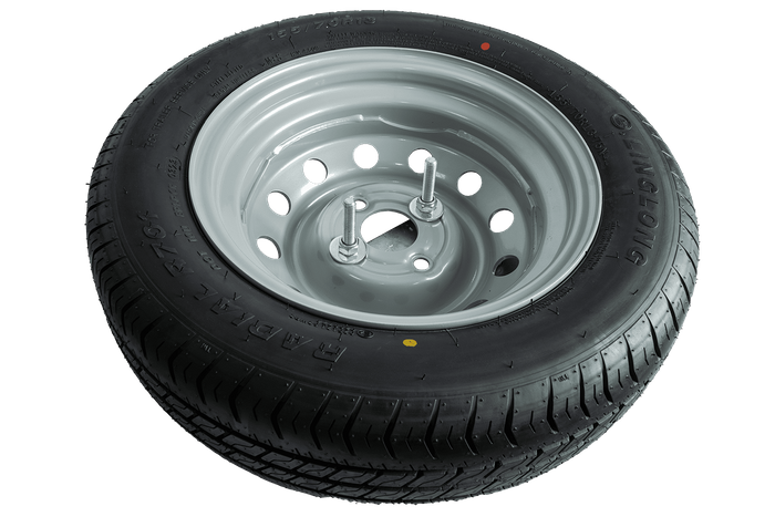 Varuratas kronsteiniga haagisele REHV LINGLONG 155/70 R13 75N RIM UNITRAILER 4Jx13"H2 4x100 ET:30