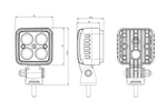 WAŚ 2243 W267 LED-turvatuli, sinine hoiatustuli