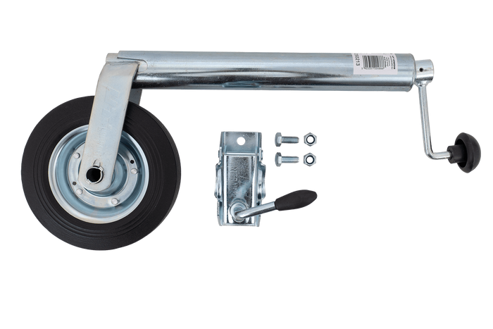 Tõukeratas klambriga UNITRAILERILE 150kg 48mm 505-730mm
