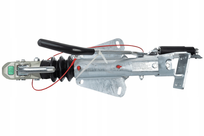 KNOTT KF27B ülejooksuseade koos K27A haakeseadmega 2700kg haagisele koos V-tüüpi veotiisli ja tugiratta toega