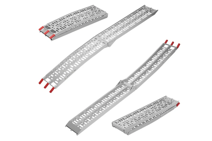 ProPlus 390096 kokkupandavad alumiiniumist haagissuvilate kaldteed 220 cm 680 kg 2 tk komplekt
